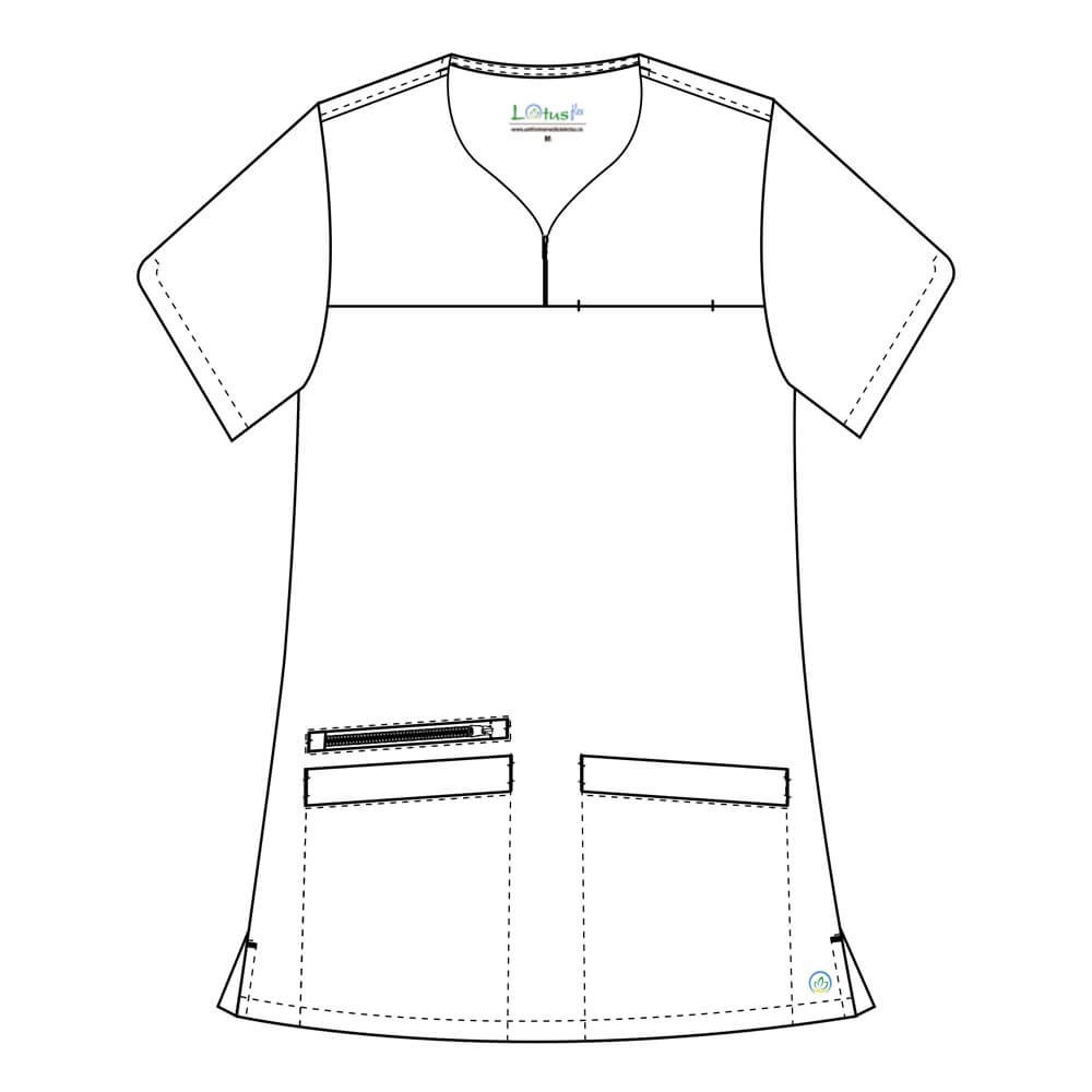 Costum medical Lotus Flex, stretch, verde chirurgical inchis, TS-NP10 TS-SP3