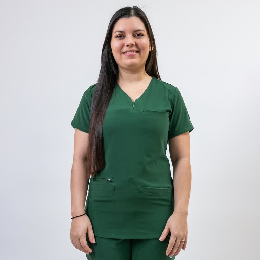 Costum medical Lotus Flex, stretch, verde hunter, TS-NP10 TS-SP3