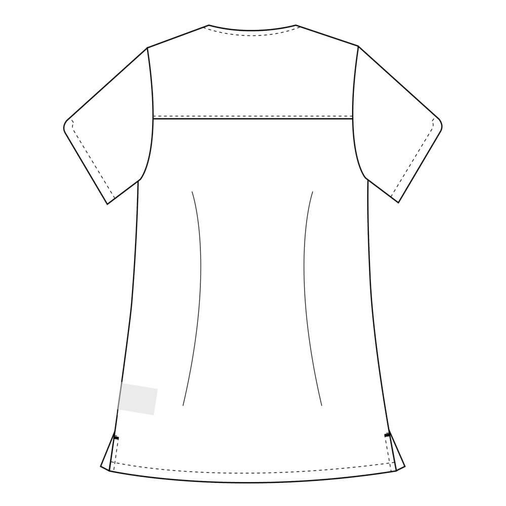 Bluza medicala Lotus Flex, stretch, negru, TS-NP10