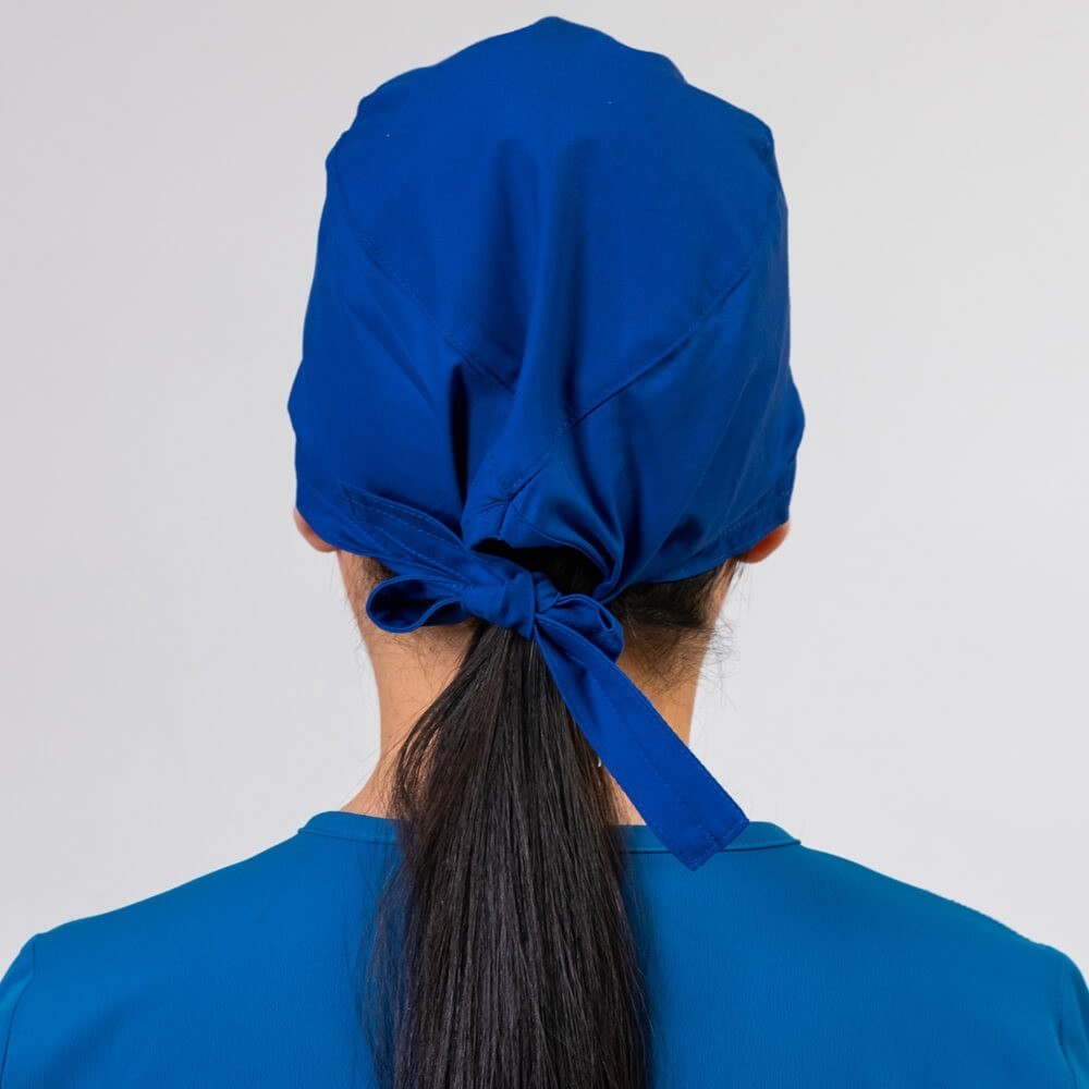 Boneta medicala stretch Lotus Flex, albastru royal, CVC-HN3