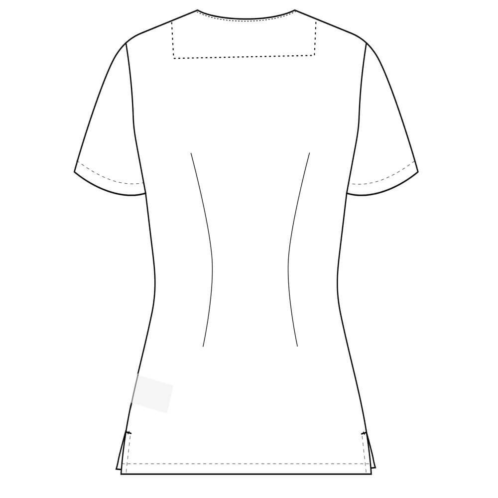 Bluza medicala Lotus Flex, stretch, bleumarin, TRS-NP11