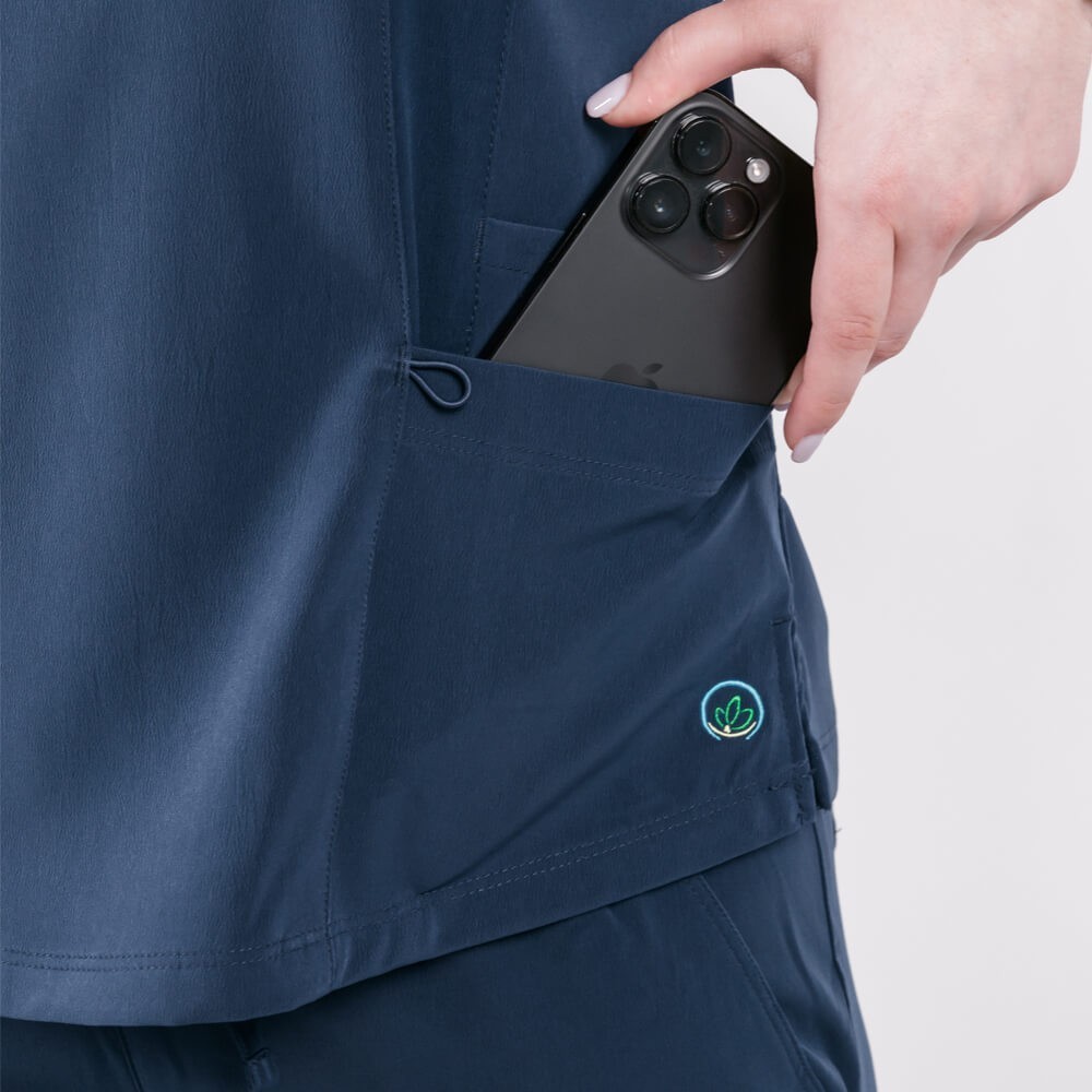 Bluza medicala Lotus Flex, stretch, bleumarin, TS-NP7