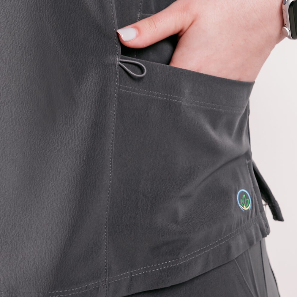 Bluza medicala Lotus Flex, stretch, gri, TS-NP7