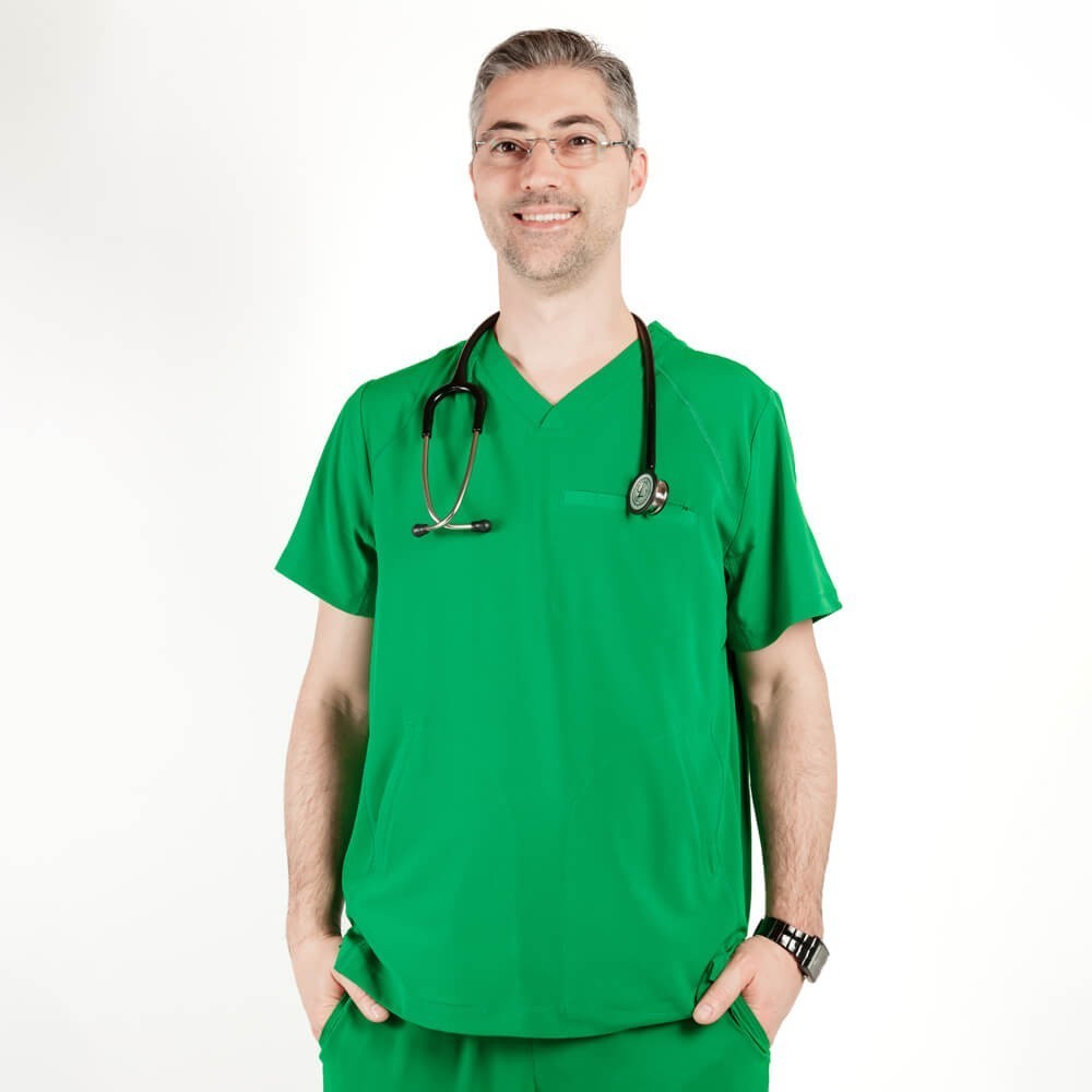 verde chirurgical inchis