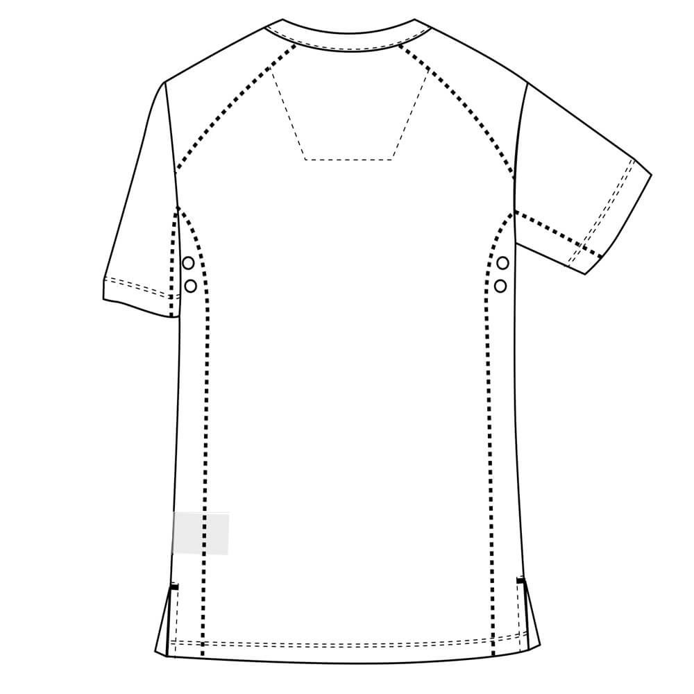 Bluza medicala Lotus Flex, stretch, verde chirurgical inchis, TS-NP9