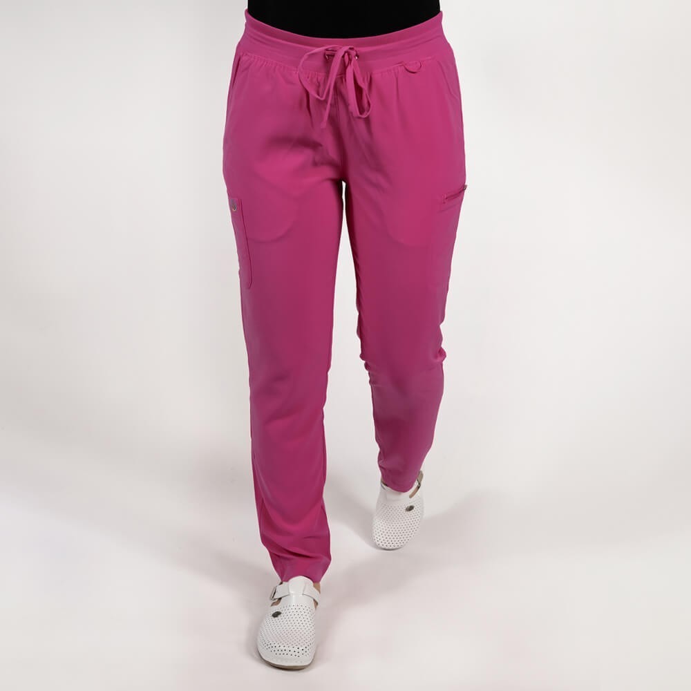 Costum medical Lotus Flex, stretch, albastru royal/fucsia orhidee, TS-NP8 TS-SP3