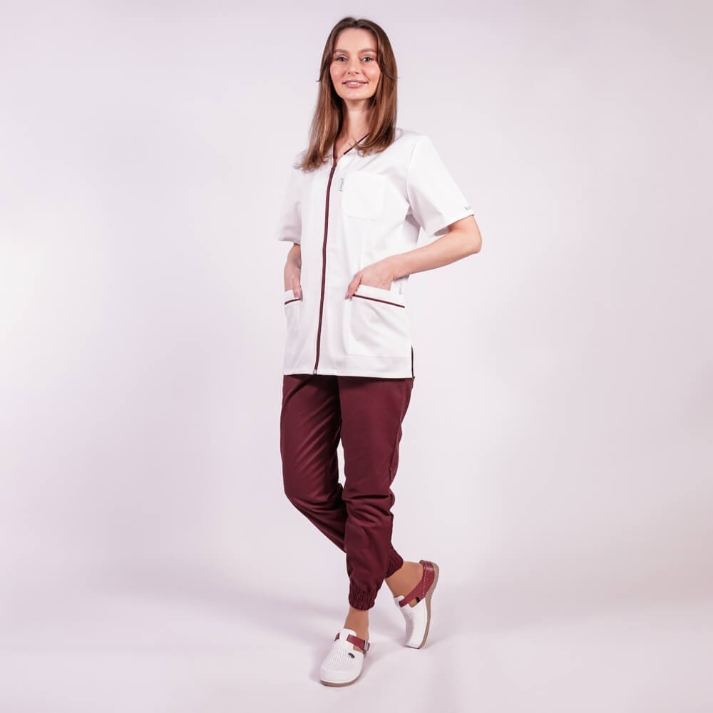 bluza cu fermoar si paspol