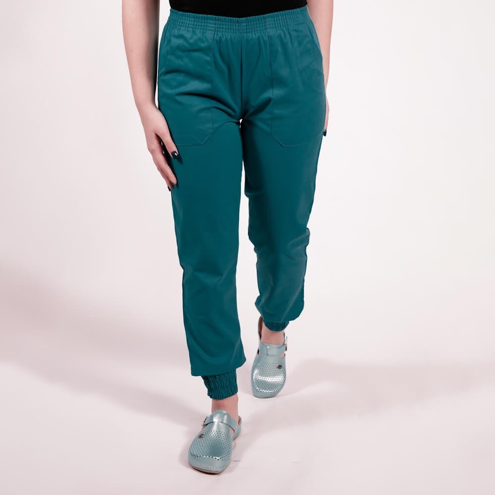 cu elastic in talie si manseta cu elastic in talie si manseta