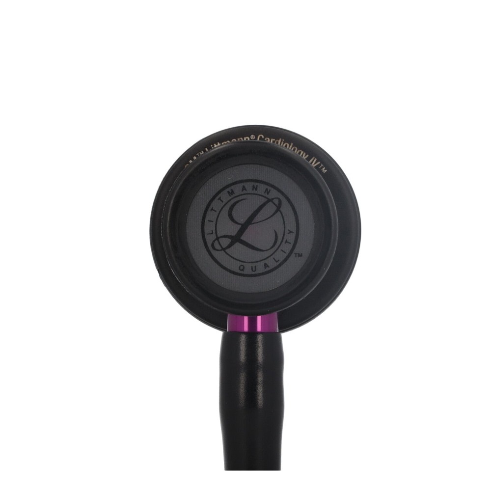 Stetoscop Littmann Cardiology IV 6203 - Negru complet, stem violet Stetoscop Littmann Cardiology IV 6203 - Negru complet, stem violet