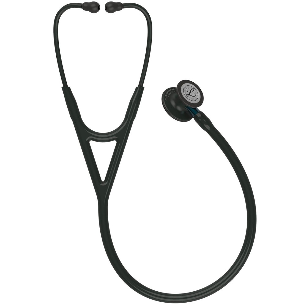 Stetoscop Littmann Cardiology IV 6201 - Negru complet, stem albastru Stetoscop Littmann Cardiology IV 6201 - Negru complet, stem albastru