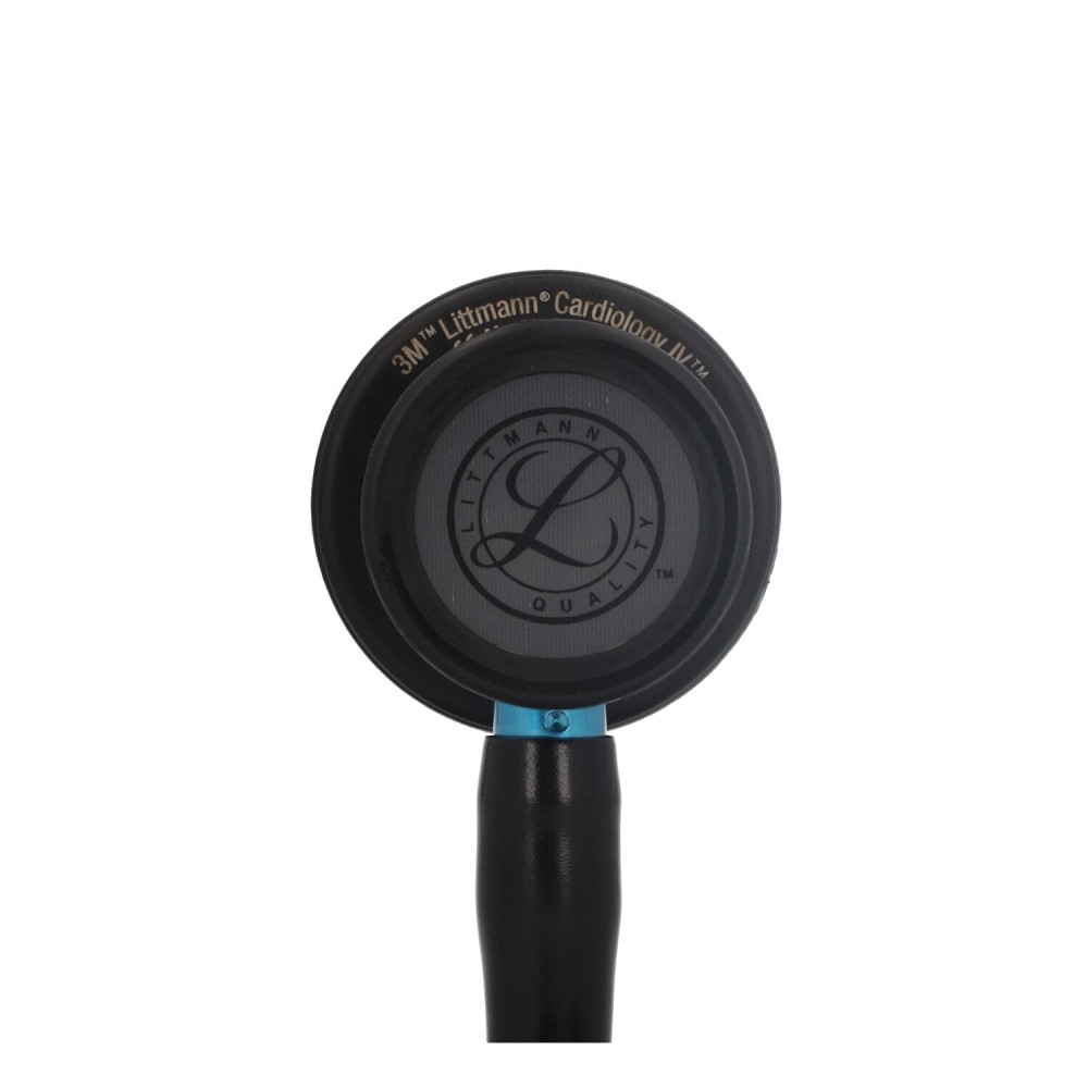 Stetoscop Littmann Cardiology IV 6201 - Negru complet, stem albastru Stetoscop Littmann Cardiology IV 6201 - Negru complet, stem albastru