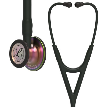 Stetoscop Littmann Cardiology IV 6165 - Negru, capsula curcubeu
