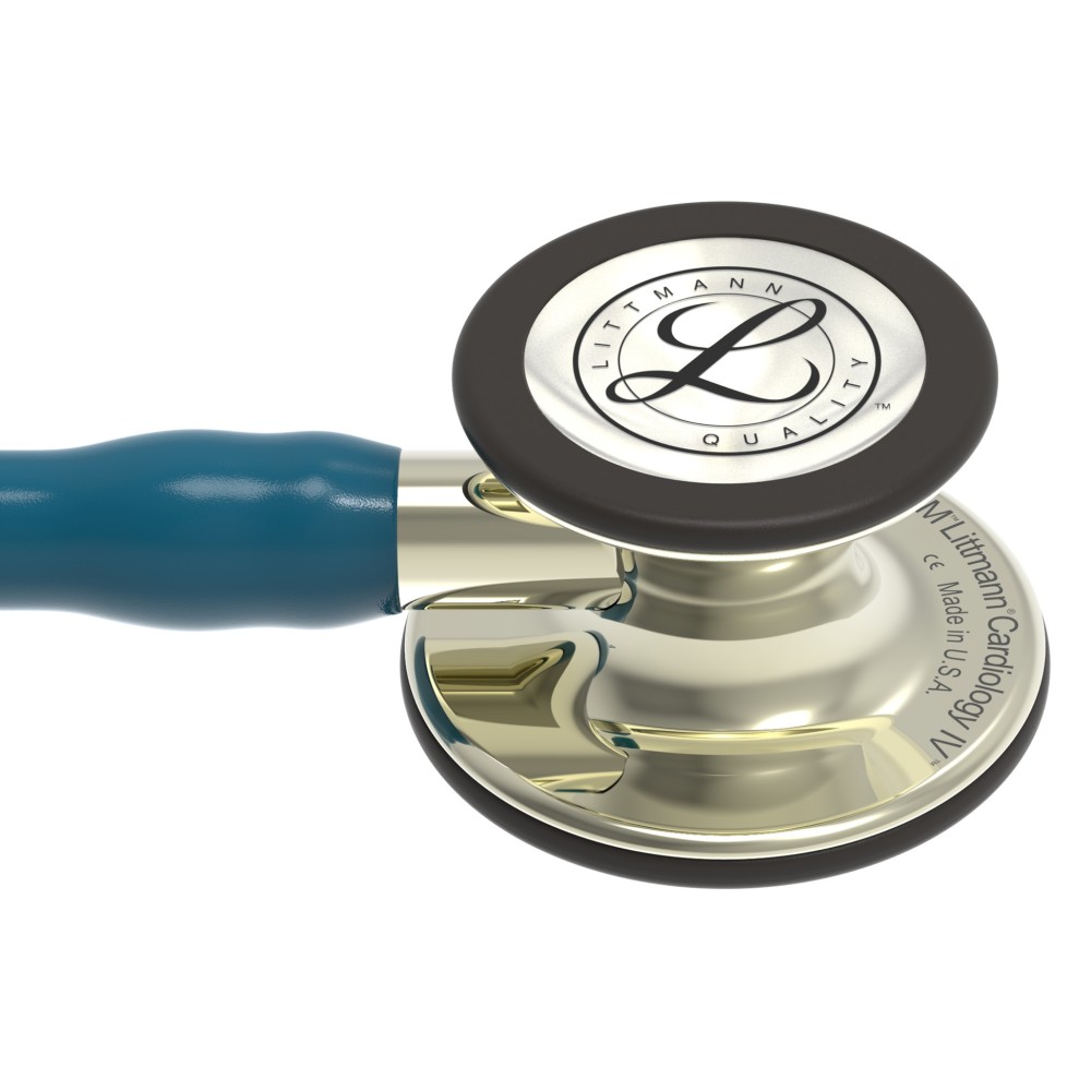 Stetoscop Littmann Cardiology IV 6190 - Turcoaz, capsula sampanie Stetoscop Littmann Cardiology IV 6190 - Turcoaz, capsula sampanie