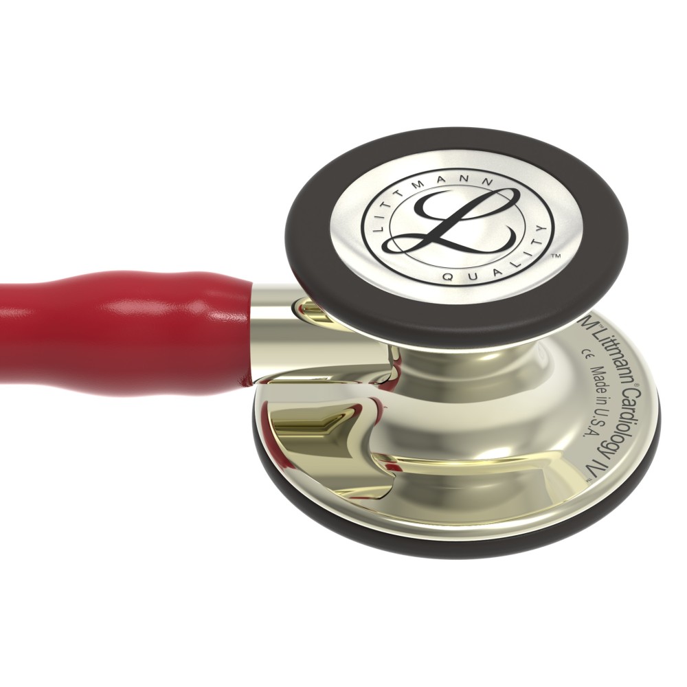 Stetoscop Littmann Cardiology IV 6176 - Rosu Burgundia, capsula sampanie Stetoscop Littmann Cardiology IV 6176 - Rosu Burgundia, capsula sampanie