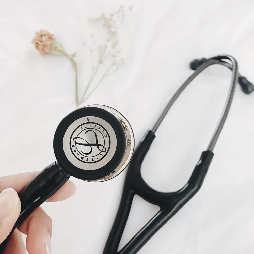 Stetoscop Littmann Cardiology IV 6177 - Negru, capsula oglinda Stetoscop Littmann Cardiology IV 6177 - Negru, capsula oglinda