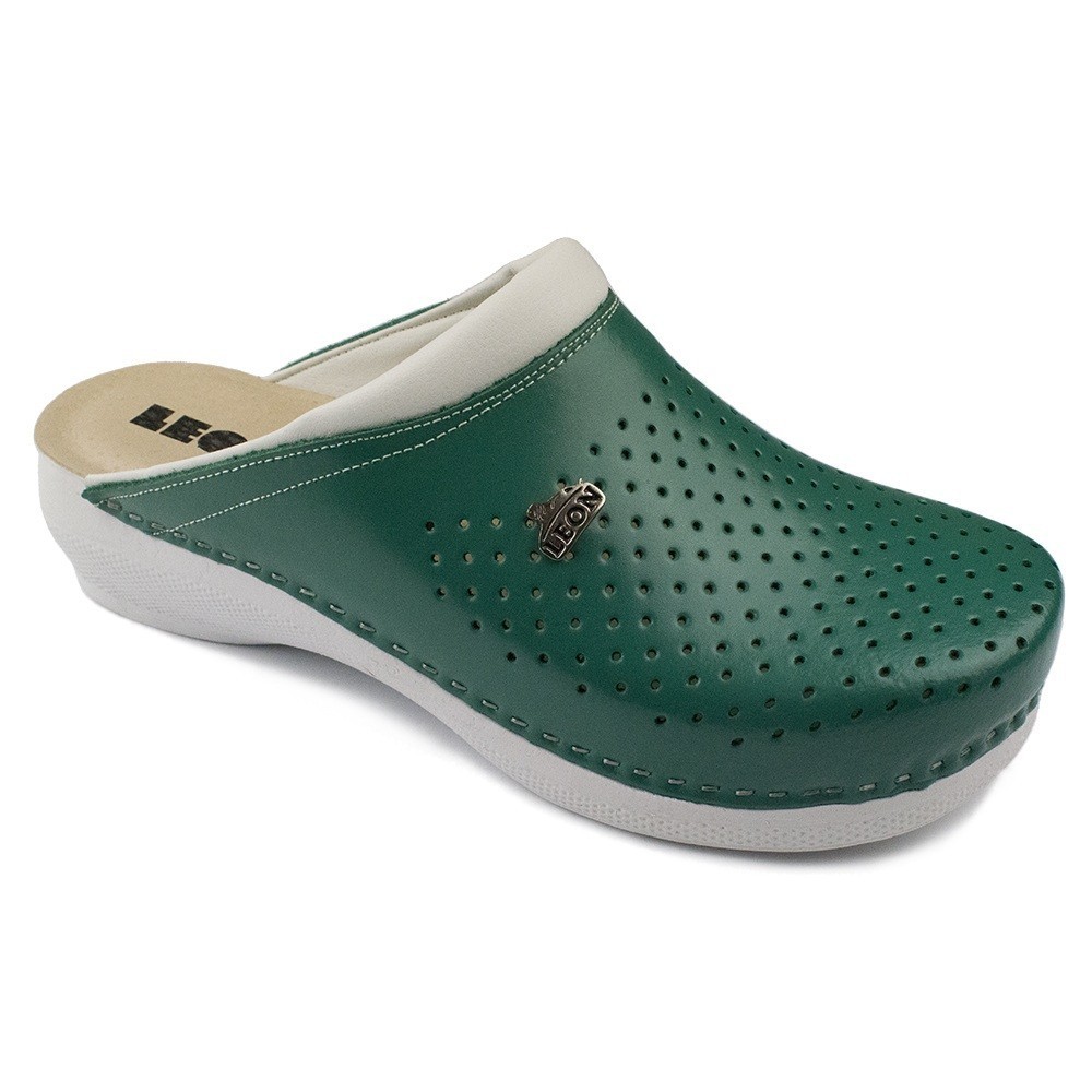 Saboti medicali LEON PU100, verde Saboti medicali LEON PU100, verde