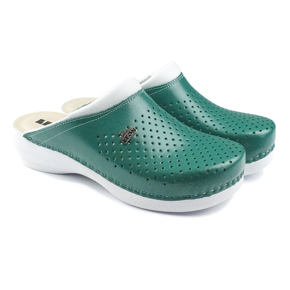 Saboti medicali LEON PU100, verde Saboti medicali LEON PU100, verde
