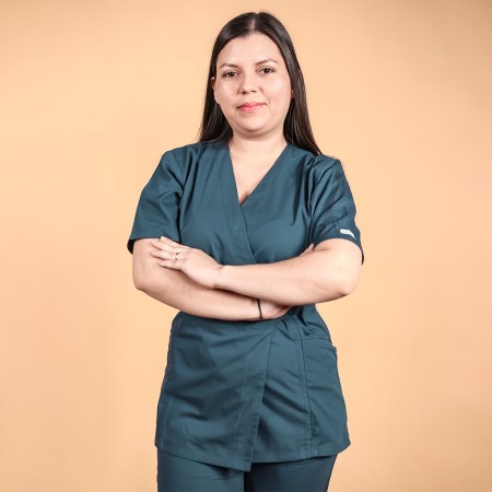 Bluza kimono cu maneca scurta Lotus 1, turcoaz inchis