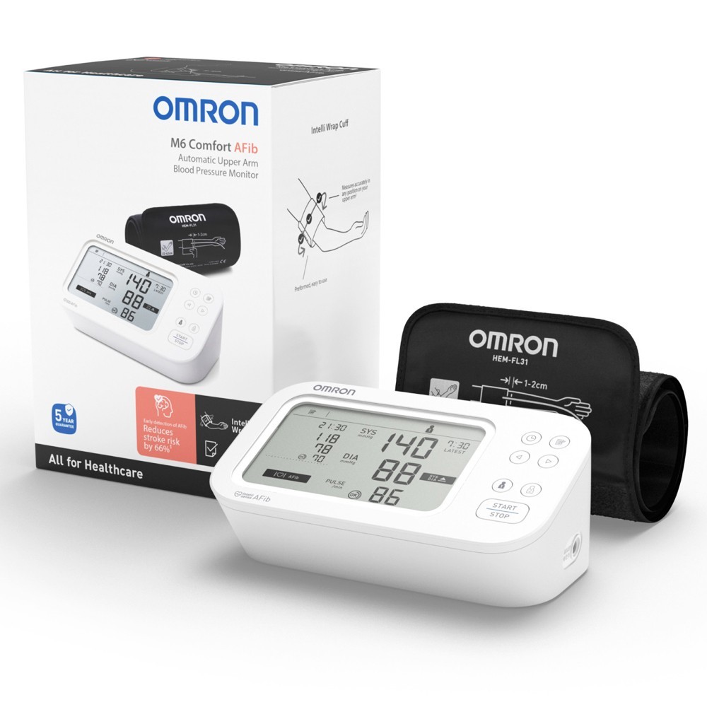 Tensiometru de brat automat Omron M6 Comfort AFIB