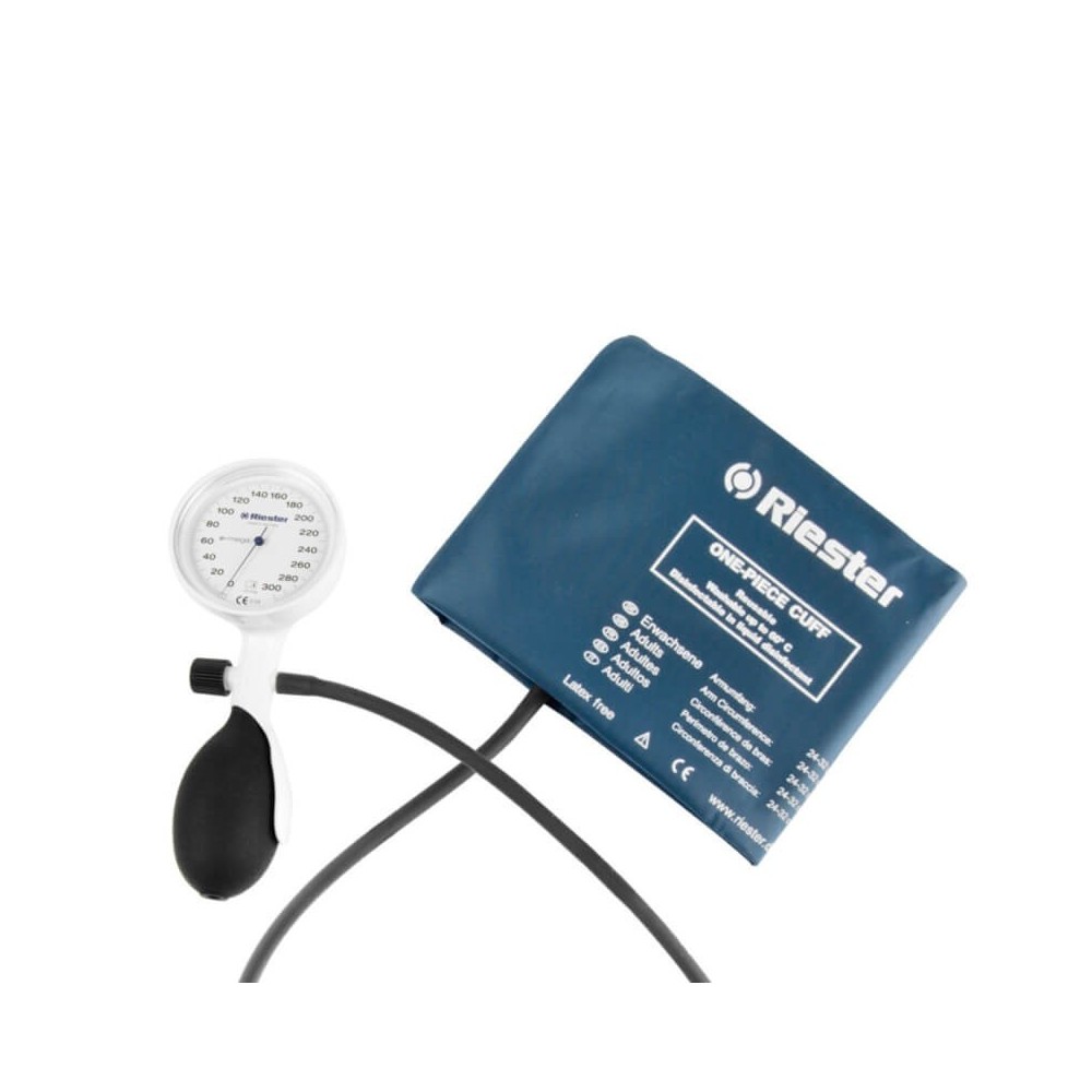 Tensiometru mecanic RIESTER E-mega alb, manseta cu un tub