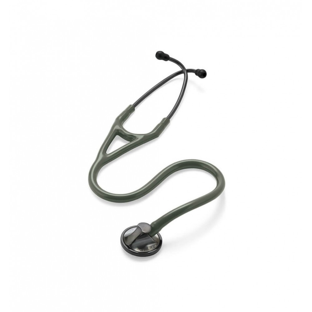 Master Cardiology - Stetoscop 3M Littmann, 69 cm, Masliniu, capsula fumurie