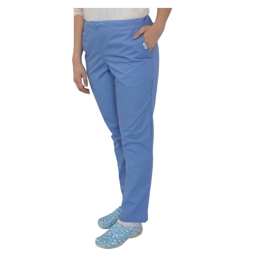 Pantalon unisex Lotus 4, albastru ciel