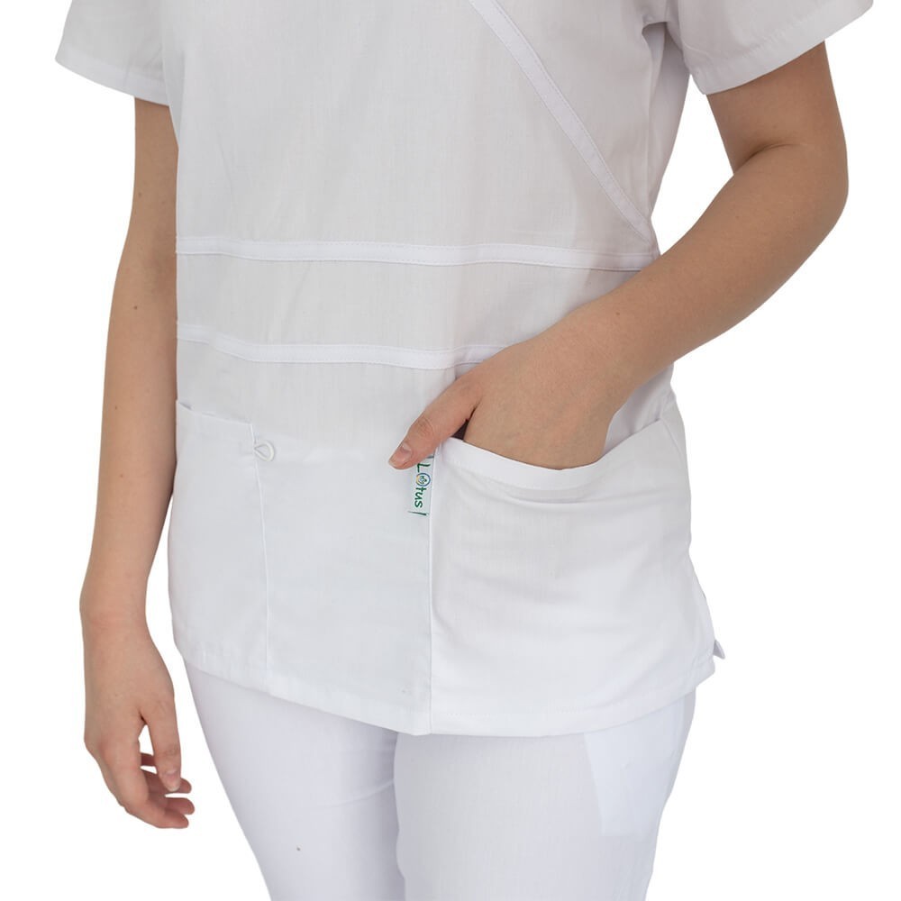 Costum medical femei, 181, Lotus 1, alb
