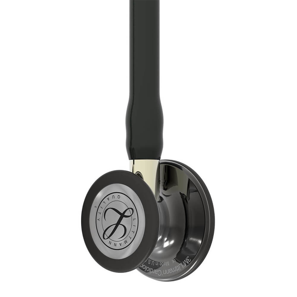 Cardiology IV - Stetoscop 3M Littmann, 69 cm, Negru/sampanie, capsula fumurie lucioasa Cardiology IV - Stetoscop 3M Littmann, 69 cm, Negru/sampanie, capsula fumurie lucioasa