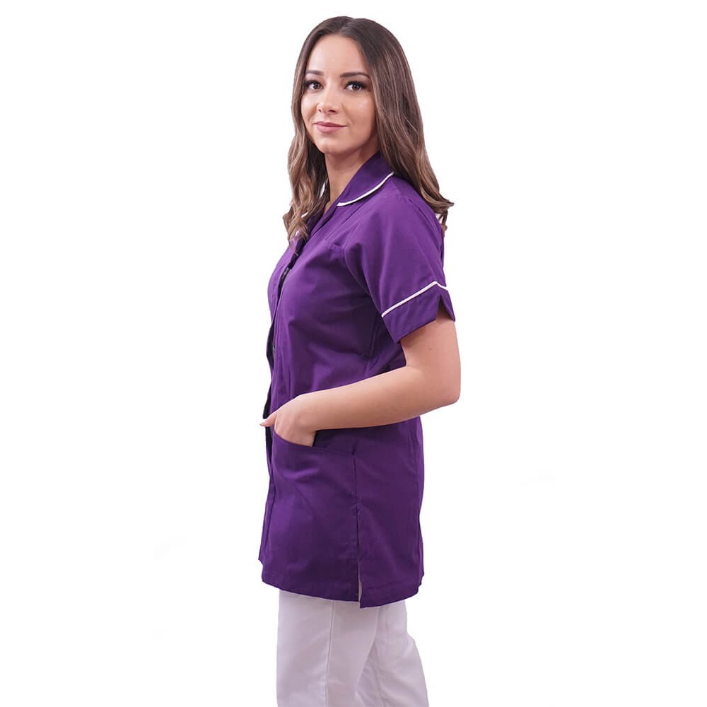Bluza medicala capse/rever LOTUS - LIR2 Bluza medicala capse/rever LOTUS - LIR2
