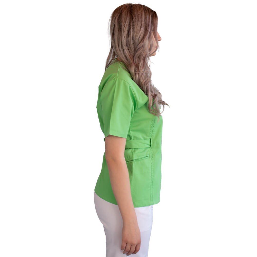 Bluza kimono cu maneca scurta, Lotus 2, verde island Bluza kimono cu maneca scurta, Lotus 2, verde island