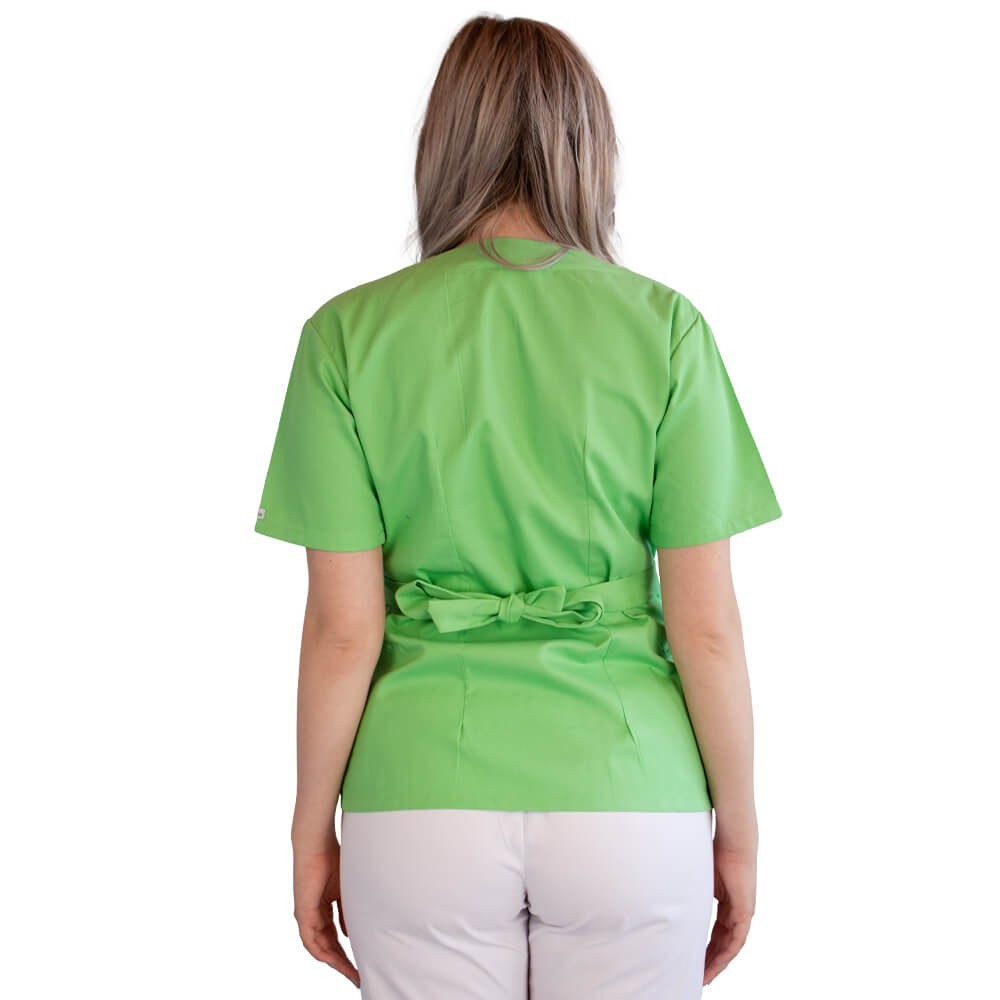 Bluza kimono cu maneca scurta, Lotus 2, verde island Bluza kimono cu maneca scurta, Lotus 2, verde island