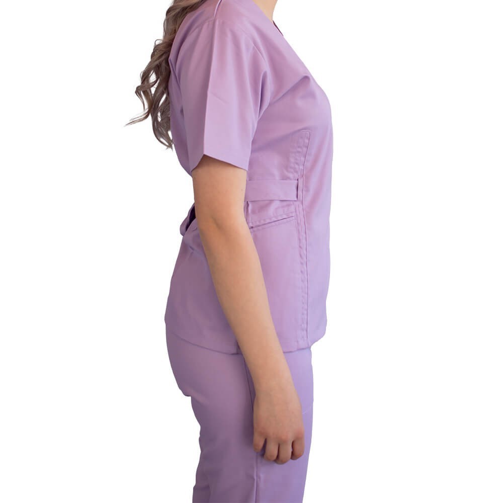 Bluza kimono cu maneca scurta, Lotus 2, lila Bluza kimono cu maneca scurta, Lotus 2, lila