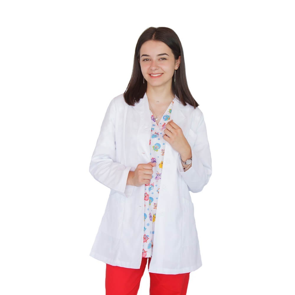Bluza alba cu rever, pentru femei - B17