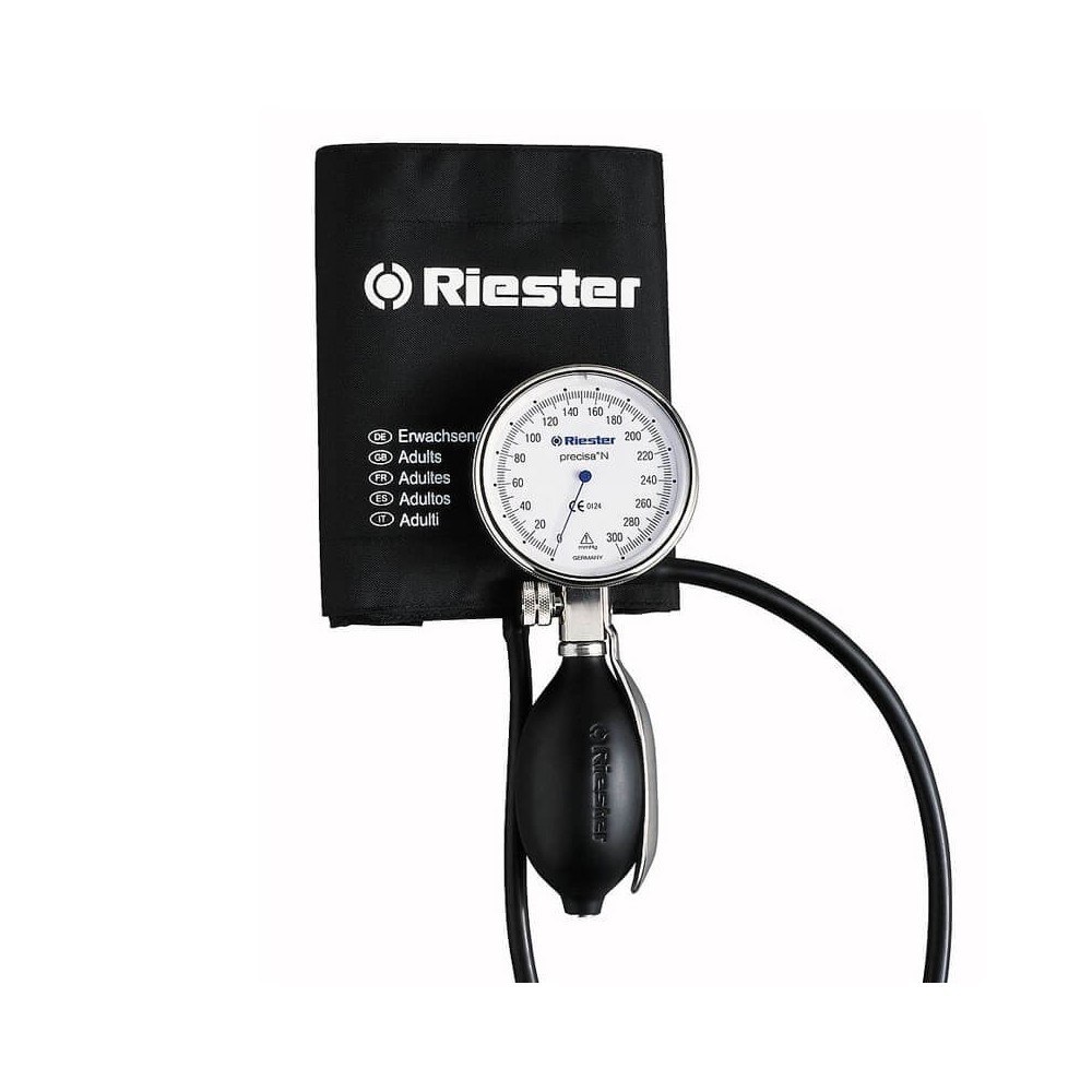 Tensiometru mecanic Riester, Precisa aluminiu cu manseta de obezi - RIE1362-122