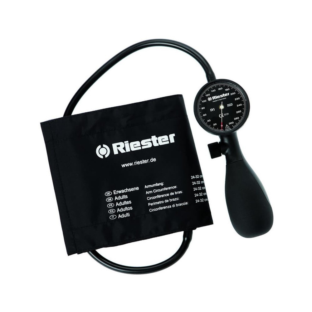 Tensiometru mecanic Riester Shock-Proof®, manseta dezinfectabila