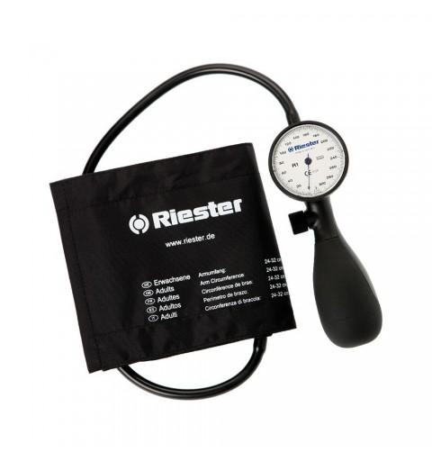 Tensiometru mecanic Riester Shock-Proof® cu manseta obezi, dezinfectabila - RIE1251-122