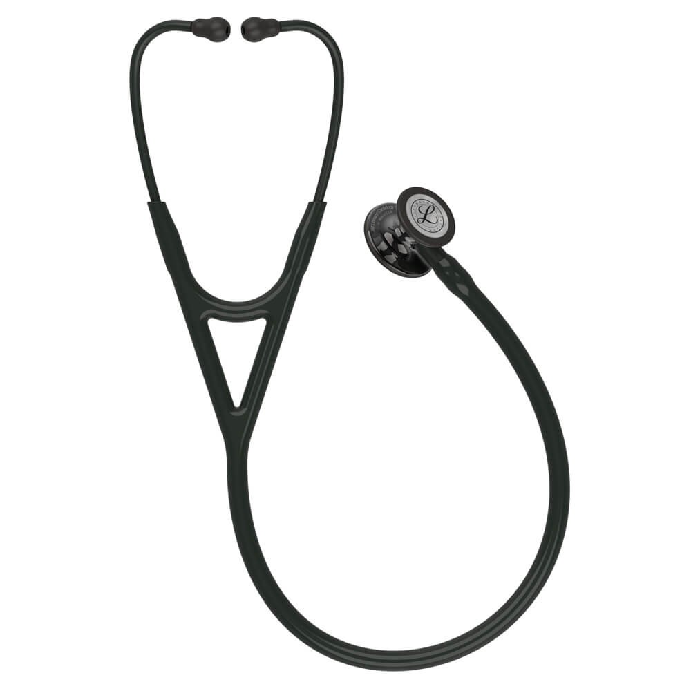 Cardiology IV - Stetoscop 3M Littmann, 69 cm, Negru complet, capsula fumurie