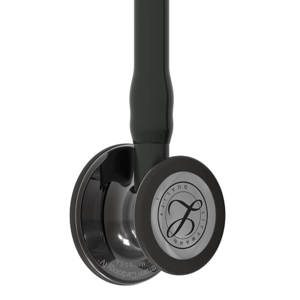 Cardiology IV - Stetoscop 3M Littmann, 69 cm, Negru complet, capsula fumurie Cardiology IV - Stetoscop 3M Littmann, 69 cm, Negru complet, capsula fumurie