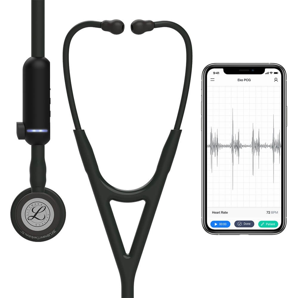 CORE Digital - Stetoscop electronic 3M Littmann, 69 cm, Black Edition CORE Digital - Stetoscop electronic 3M Littmann, 69 cm, Black Edition