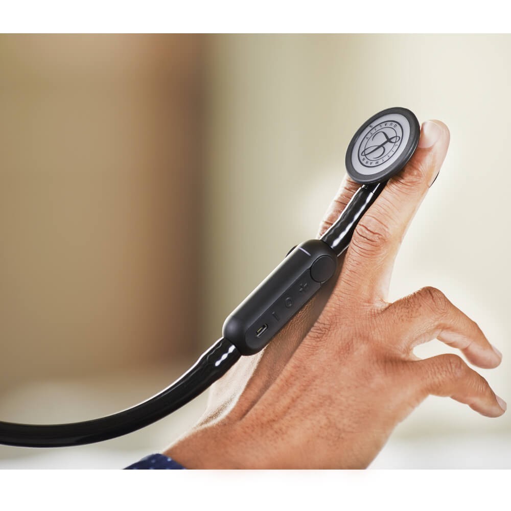 CORE Digital - Stetoscop electronic 3M Littmann, 69 cm, Black Edition CORE Digital - Stetoscop electronic 3M Littmann, 69 cm, Black Edition