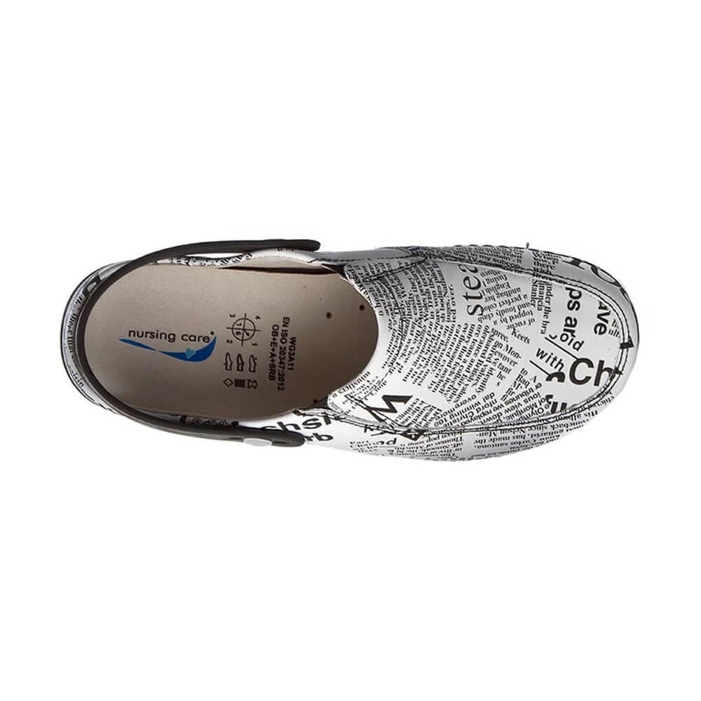 Saboti medicali cu bareta Nursingcare Wash'Go Paris, Newspaper Saboti medicali cu bareta Nursingcare Wash'Go Paris, Newspaper