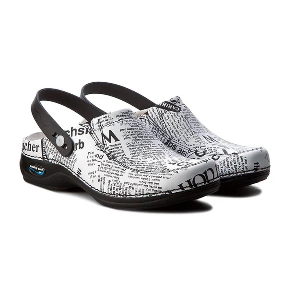 Saboti medicali cu bareta Nursingcare Wash'Go Paris, Newspaper Saboti medicali cu bareta Nursingcare Wash'Go Paris, Newspaper