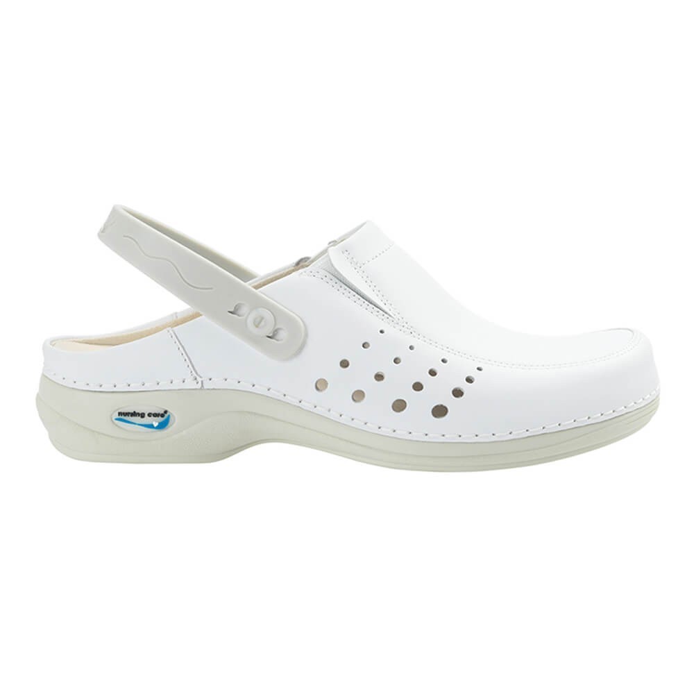 Saboti medicali cu bareta Nursingcare Wash'Go Berlin, alb Saboti medicali cu bareta Nursingcare Wash'Go Berlin, alb