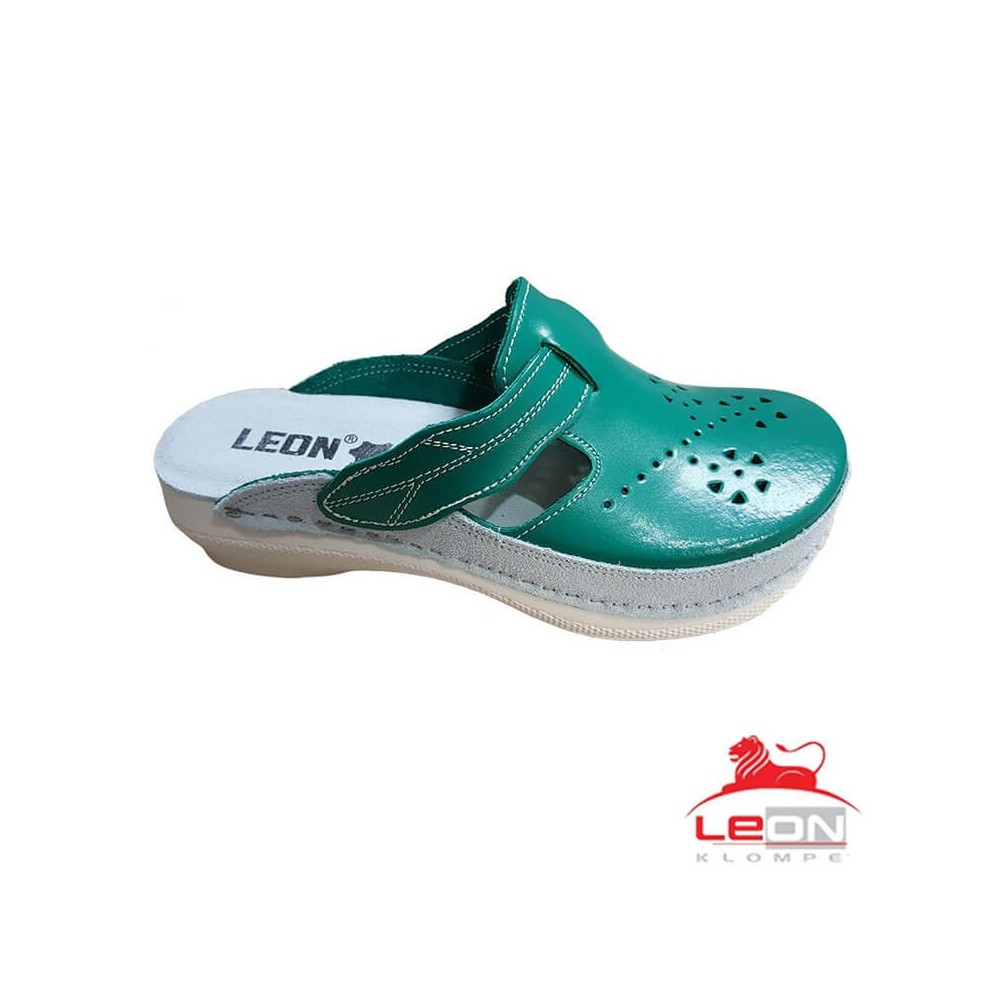 Saboti medicali LEON PU156, verde