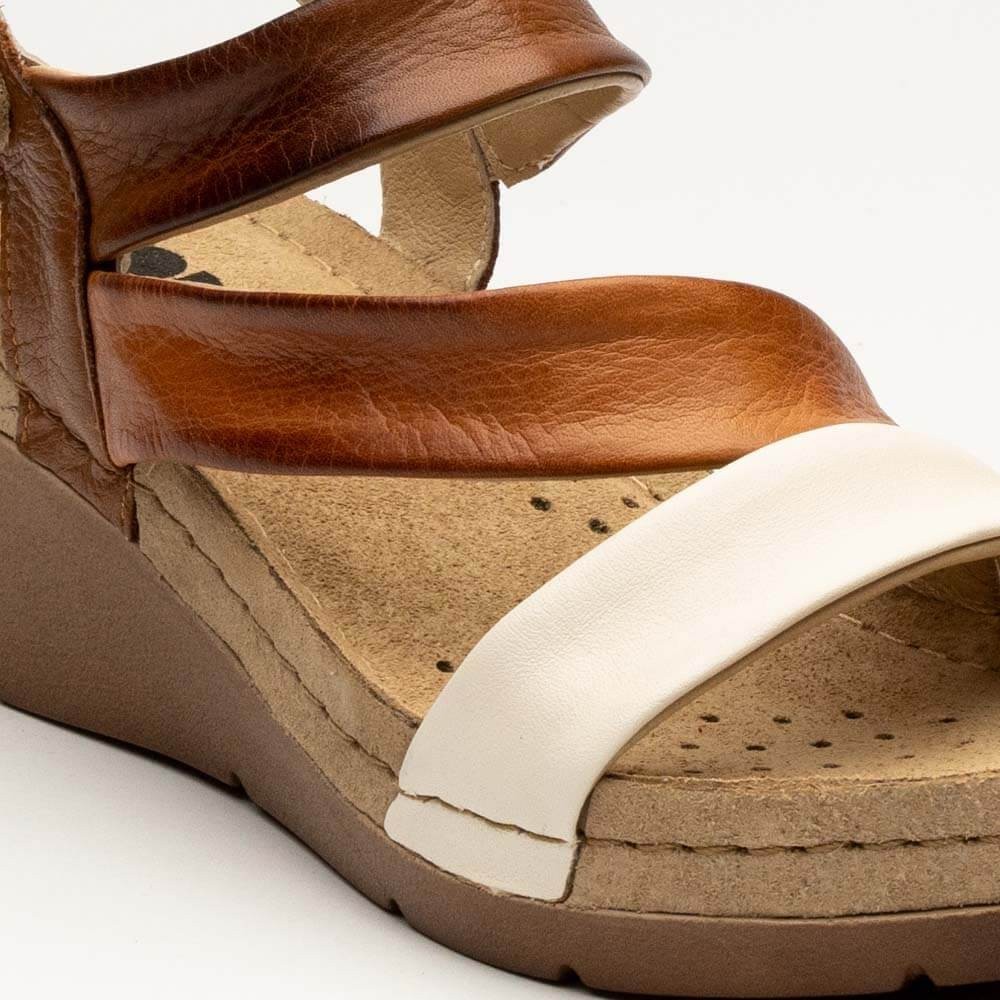 Sandale Leon 1020, de vara, din piele, maro