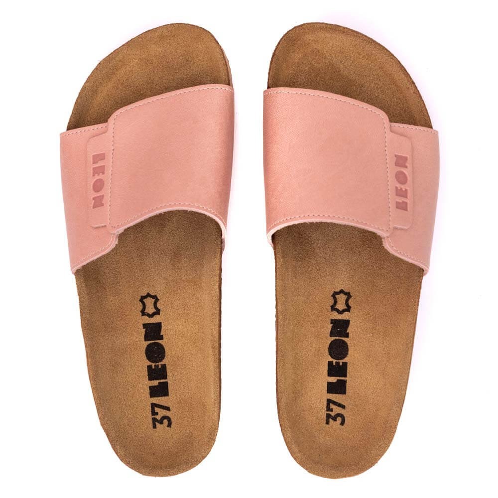 Saboti medicali de vara, din piele, Leon 4022 Orlando, roz Saboti medicali de vara, din piele, Leon 4022 Orlando, roz