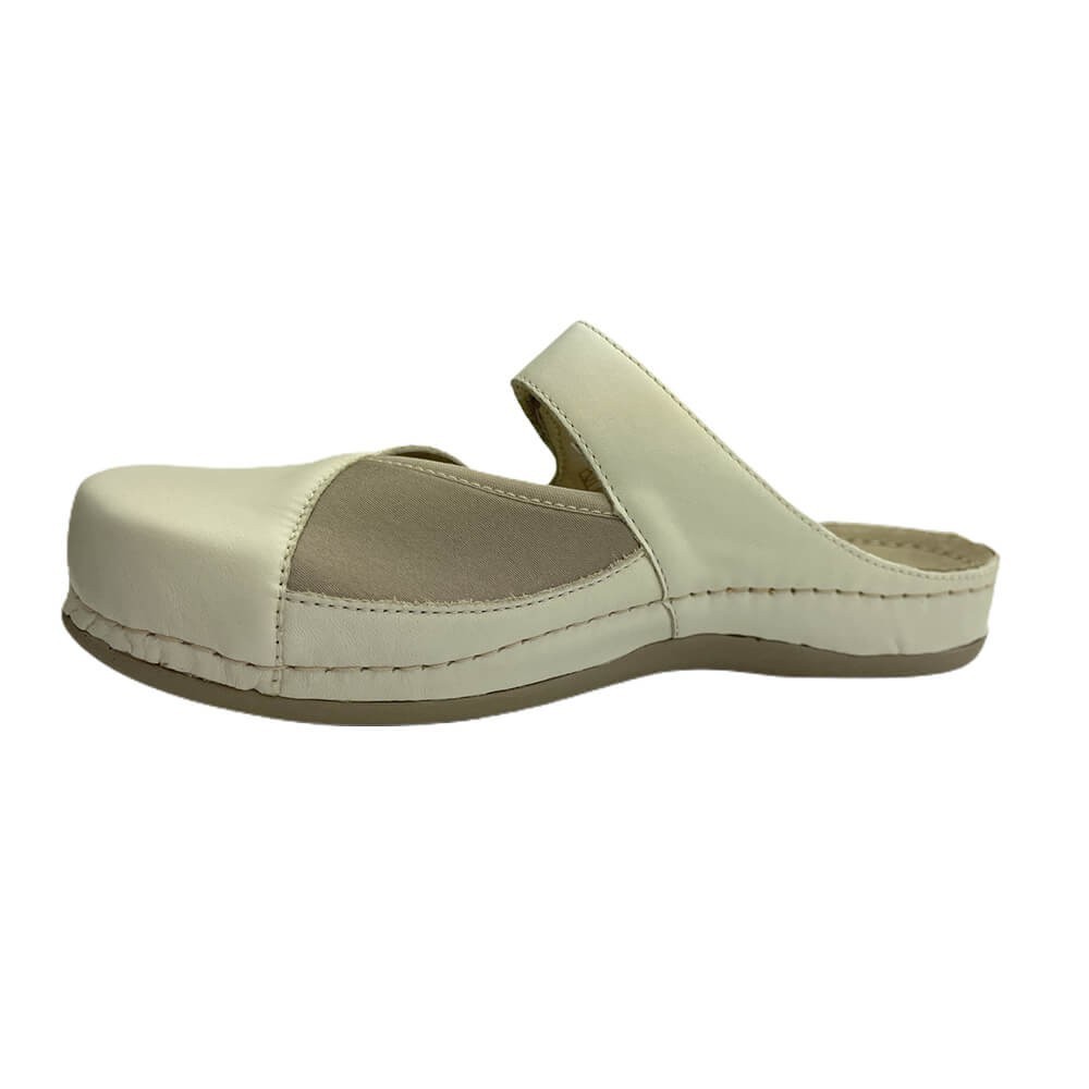 Saboti medicali, de dama, din piele, Leon 953, bej