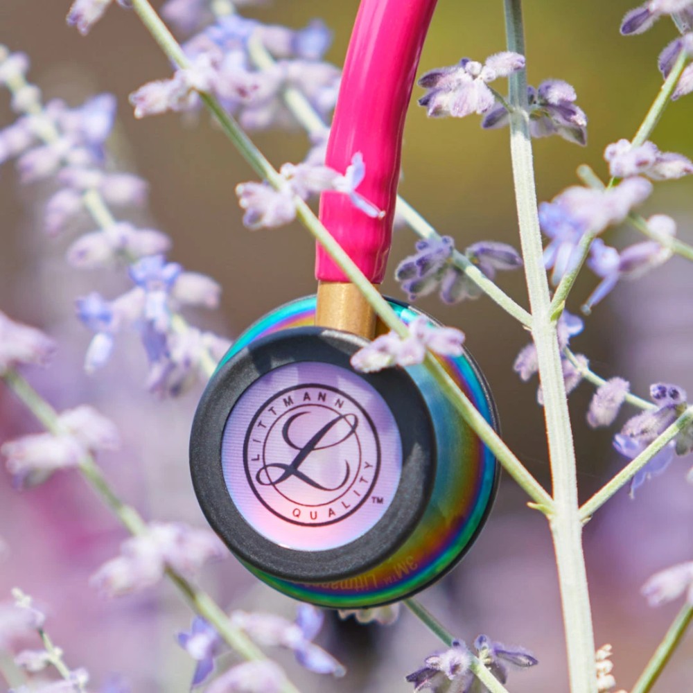 Stetoscop Littmann Classic III 5806 - Roz inchis, capsula curcubeu
