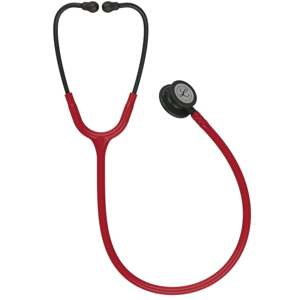 Stetoscop Littmann Classic III 5868 - Rosu Burgundia, capsula neagra Stetoscop Littmann Classic III 5868 - Rosu Burgundia, capsula neagra