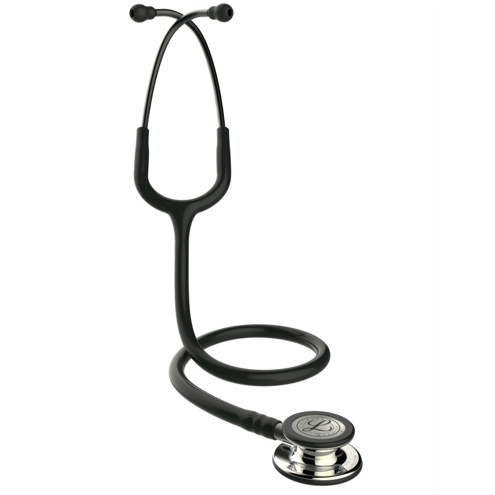 Stetoscop Littmann Classic III 5861 - Negru, capsula sampanie